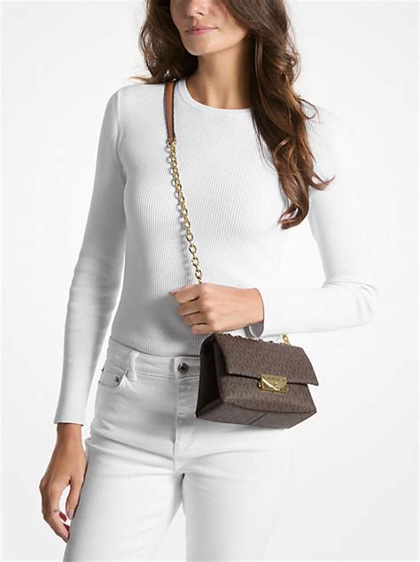 michael kors cece messenger bag|cece small logo shoulder bag.